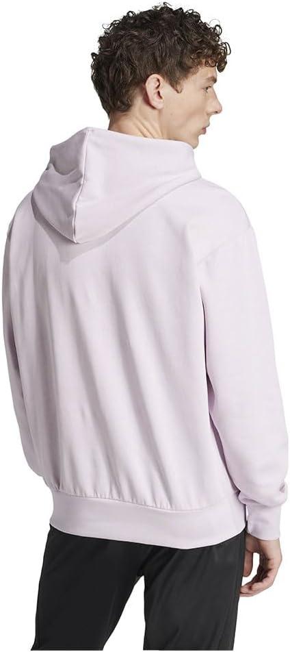image:imageadidas mens Essentials Feelcozy Fleece HoodieIce LavenderBlack