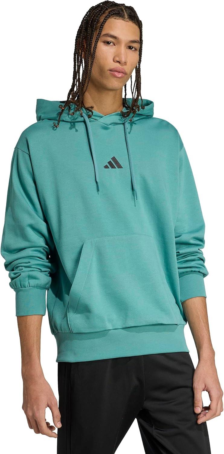 image:imageadidas mens Essentials Feelcozy Fleece HoodiePreloved Teal
