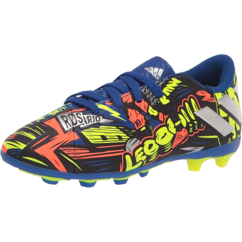 image:imageadidas Mens Nemeziz 194 Firm Ground Soccer ShoeRoyal BlueSilverYellow