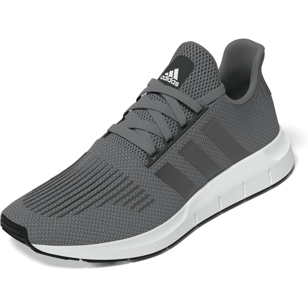 image:imageadidas Mens Swift Run 10 Running ShoesGreyGreyWhite