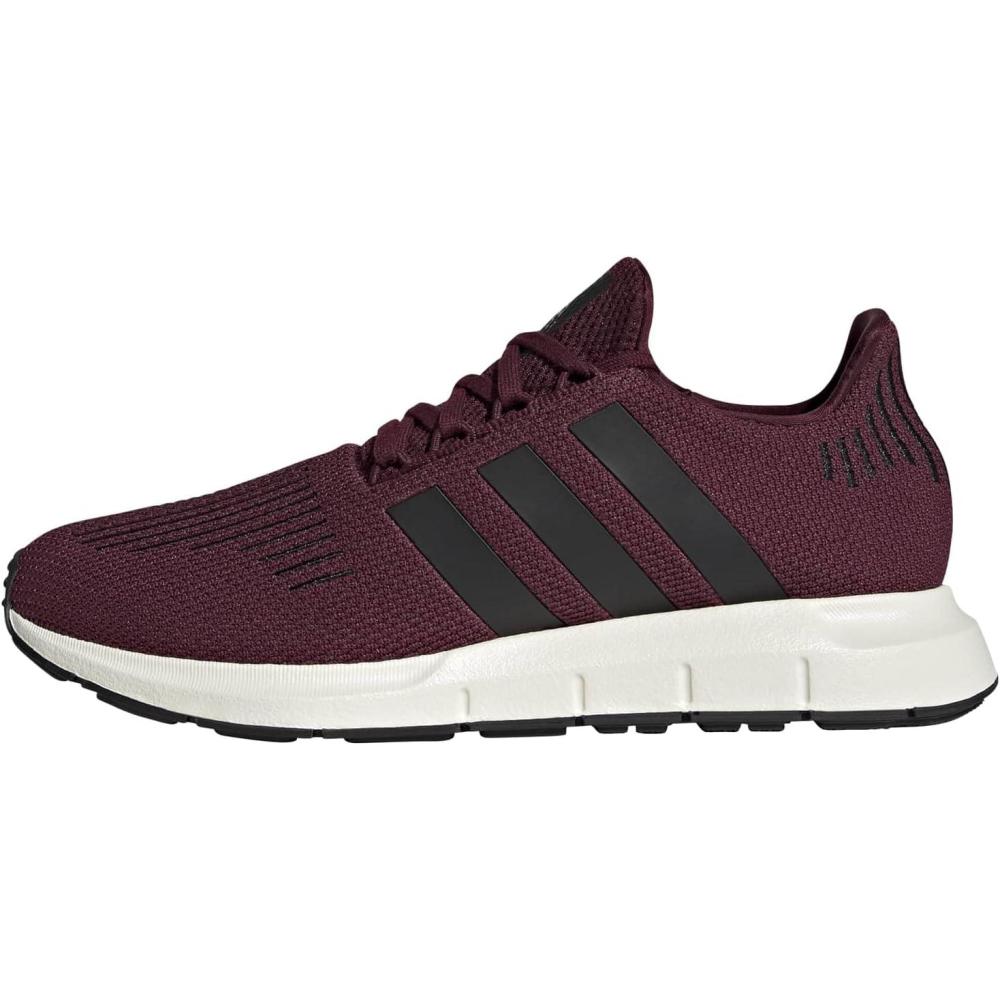 image:imageadidas Mens Swift Run 10 Running ShoesMaroonBlackOff White