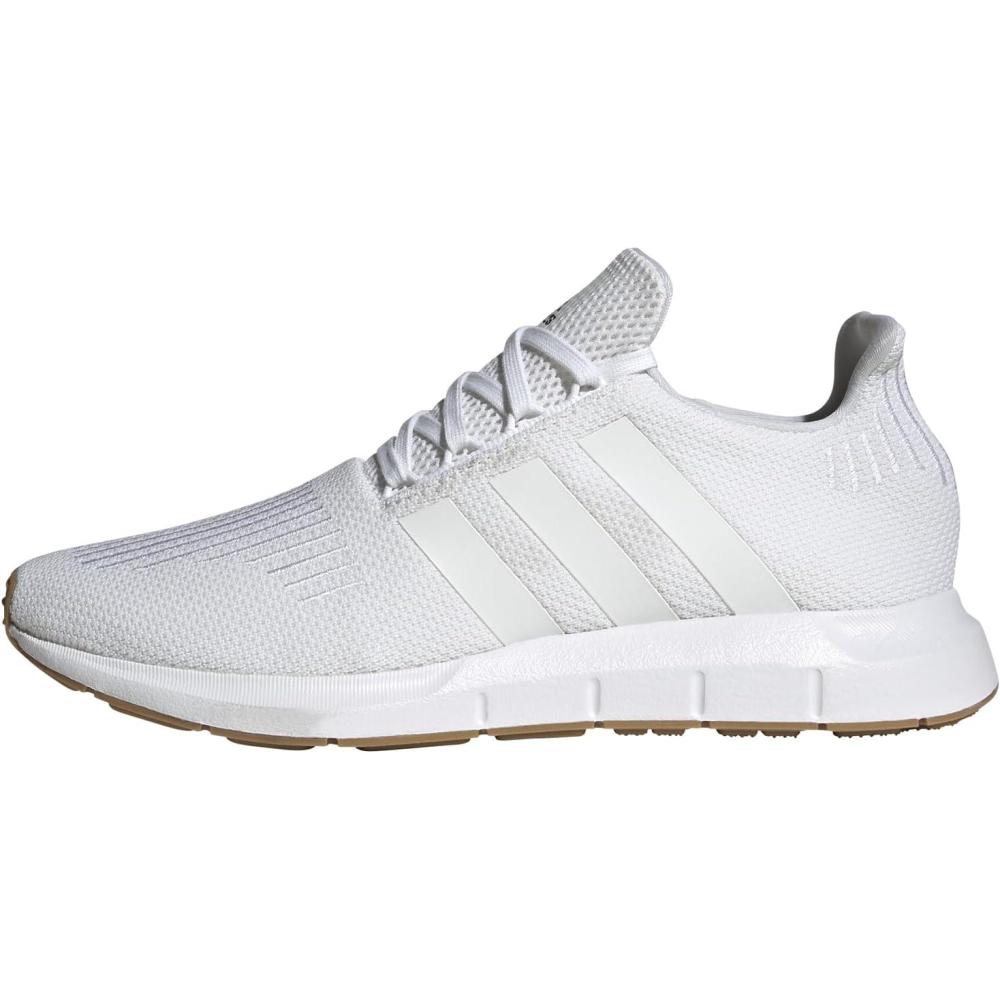 image:imageadidas Mens Swift Run 10 Running ShoesWhiteWhiteBlack