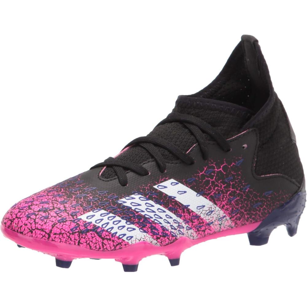 image:imageadidas Predator Freak 3 Laceless Firm Ground Soccer Shoe MensBlackWhiteShock Pink