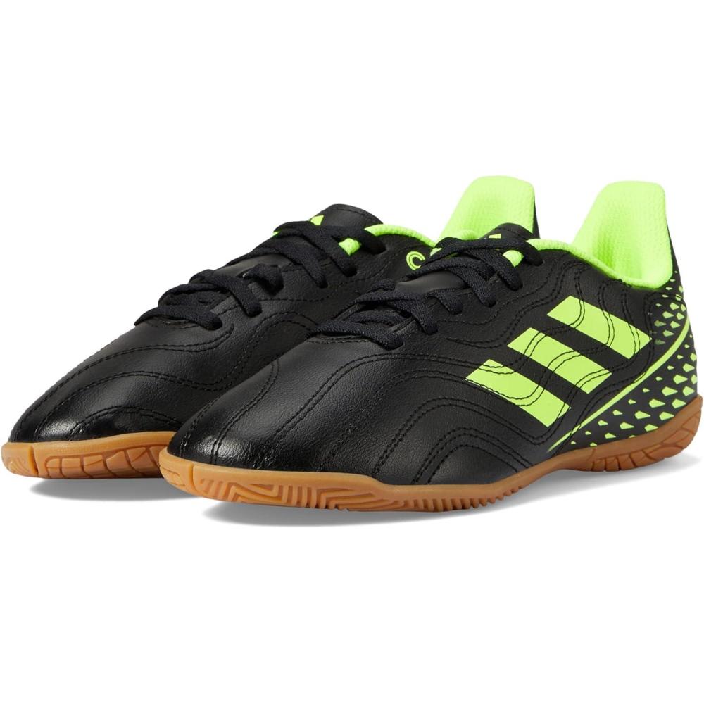 image:imageadidas UnisexChild Copa Sense4 IndoorSoccer ShoeBlackTeam Solar YellowBright Cyan
