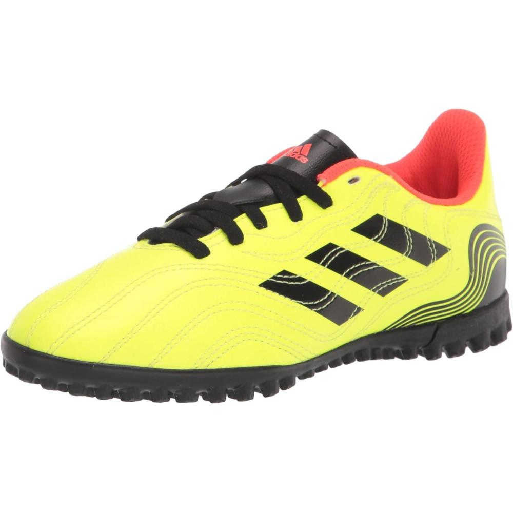 image:imageadidas UnisexChild Soccer Copa Sense4 Turf Little KidBig Kid Soccer ShoeTeam Solar YellowBlackSolar Red