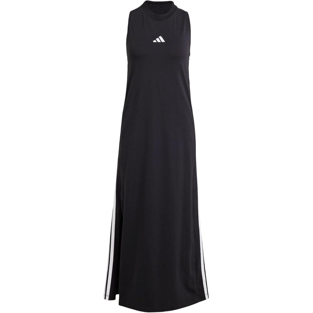 image:imageadidas Womens Essentials 3Stripes Long Racerback DressBlack