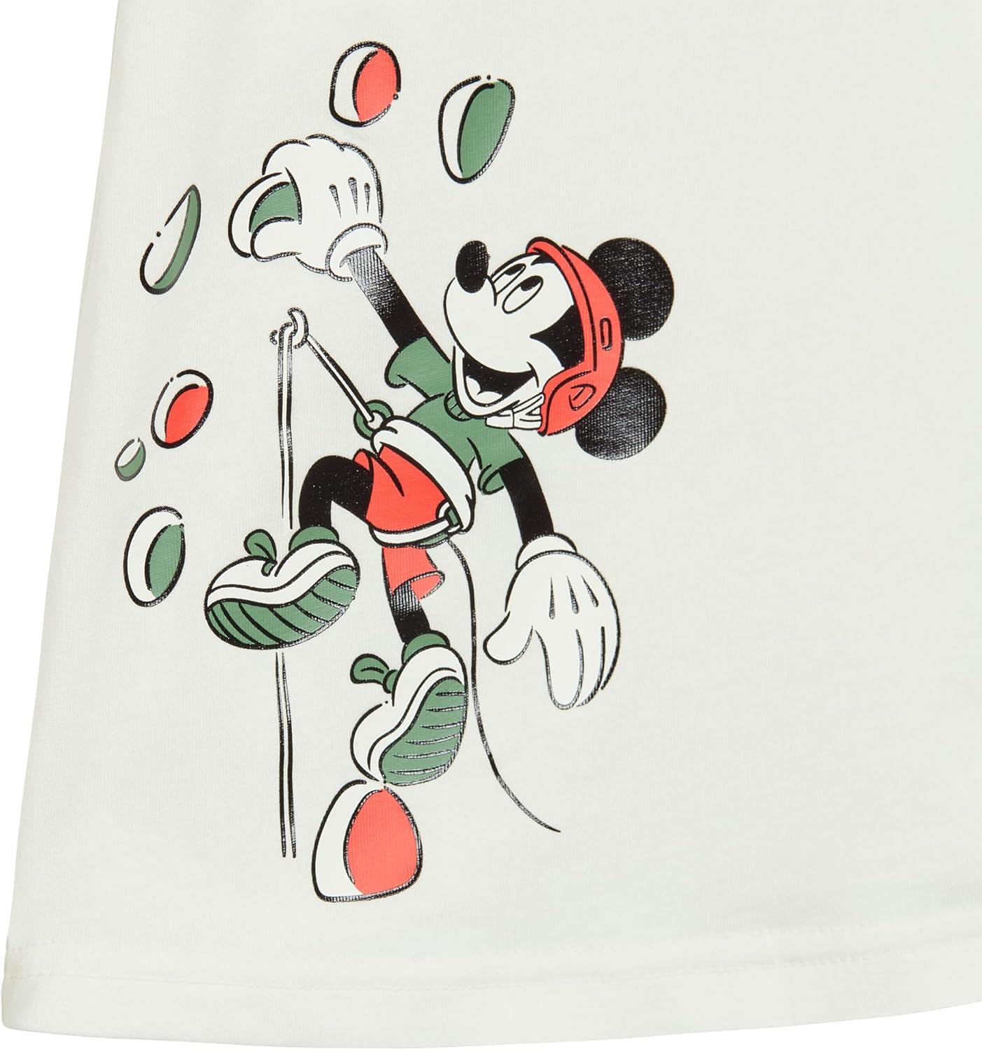 image:imageAdidas BabyBoys Disney Mickey Mouse TShirtOff WhiteCarbonBright Red