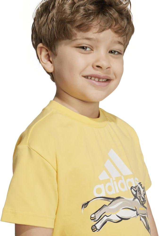 image:imageAdidas Boys Disney Lion King TShirtSemi SparkChalk WhiteChalk White