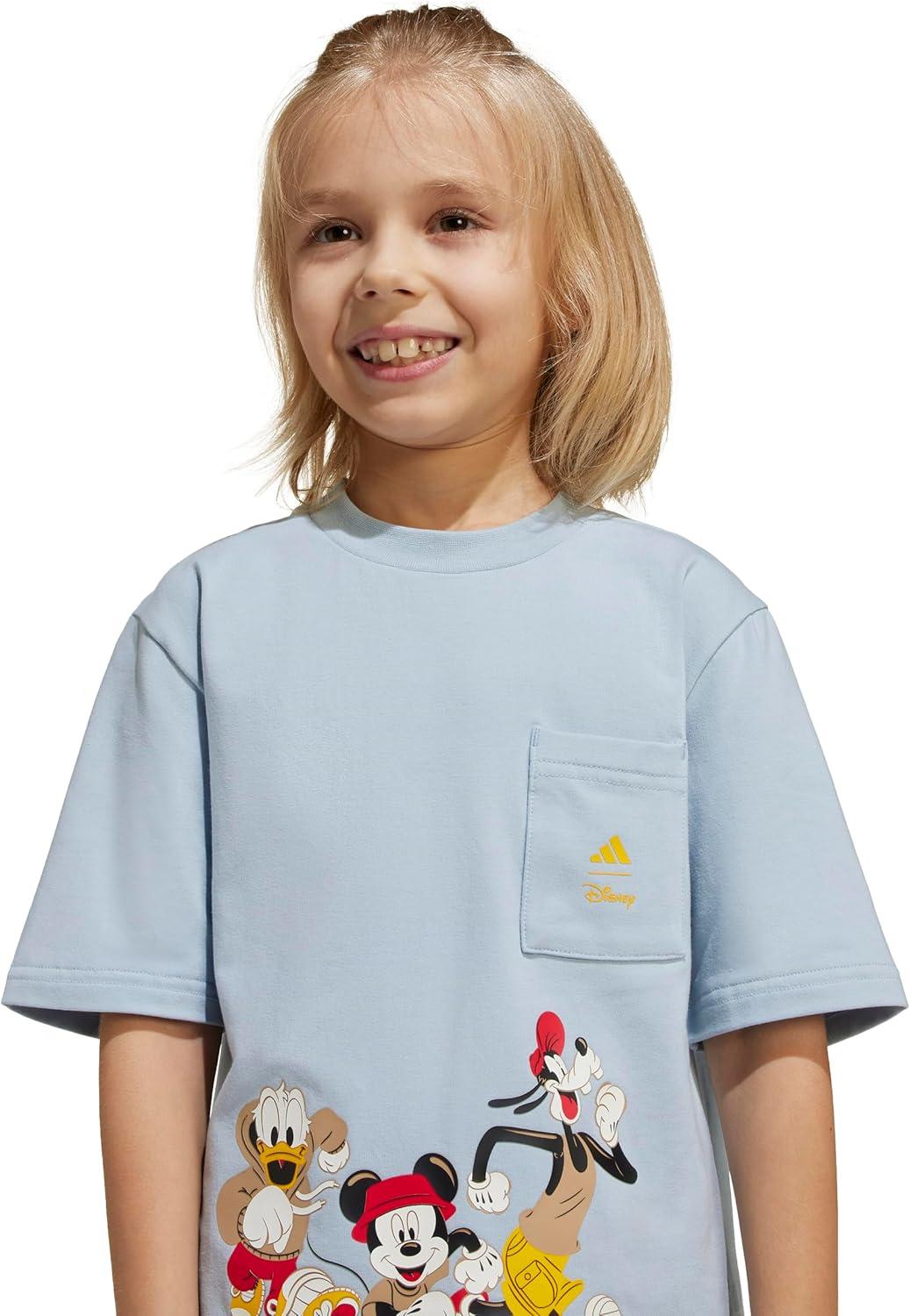 image:imageAdidas Boys Disney Mickey Mouse TShirtWonder BlueCrew Yellow