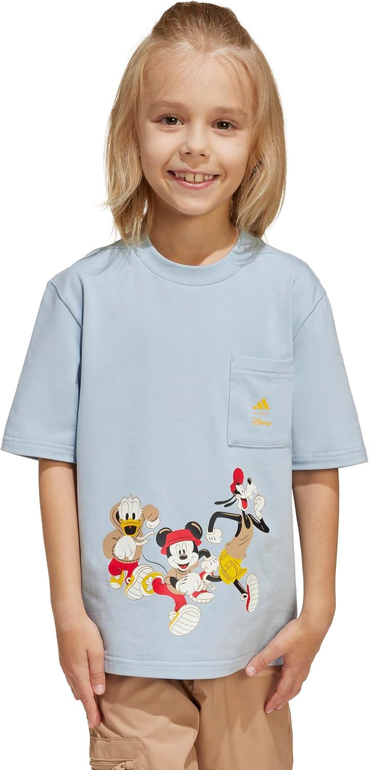 image:imageAdidas Boys Disney Mickey Mouse TShirtWonder BlueCrew Yellow