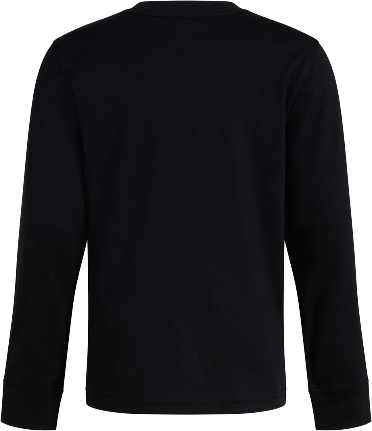 image:imageAdidas Boys Long Sleeve Cotton Badge of Sport Logo TShirtAdi Black