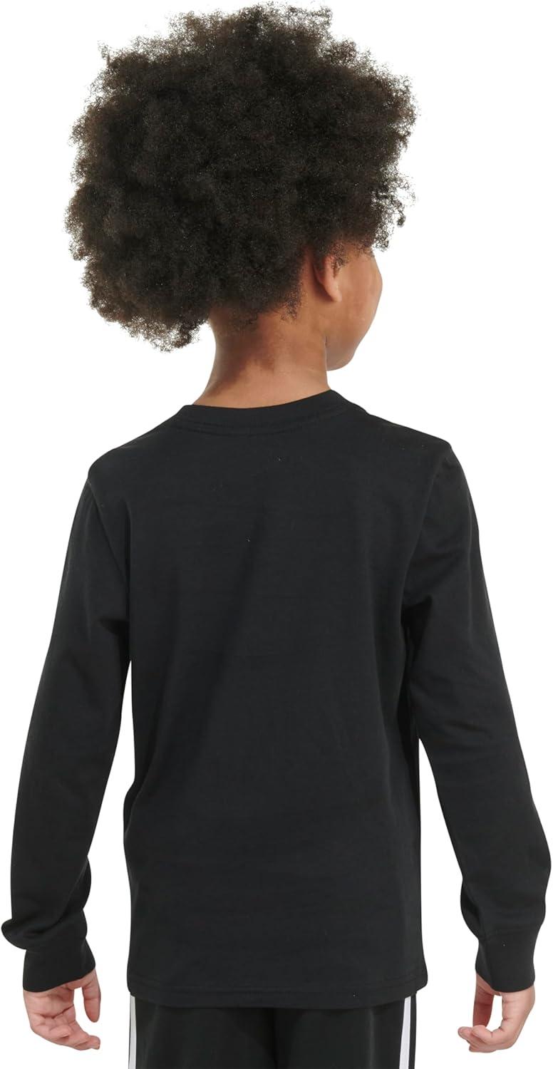 image:imageAdidas Boys Long Sleeve Cotton Badge of Sport Logo TShirtAdi Black