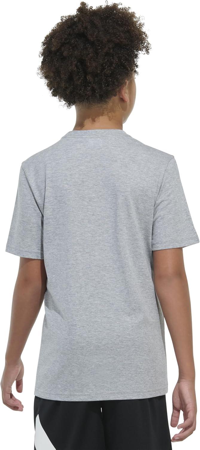 image:imageAdidas Boys Short Sleeve Cotton USA Graphic TShirtHeather Grey American