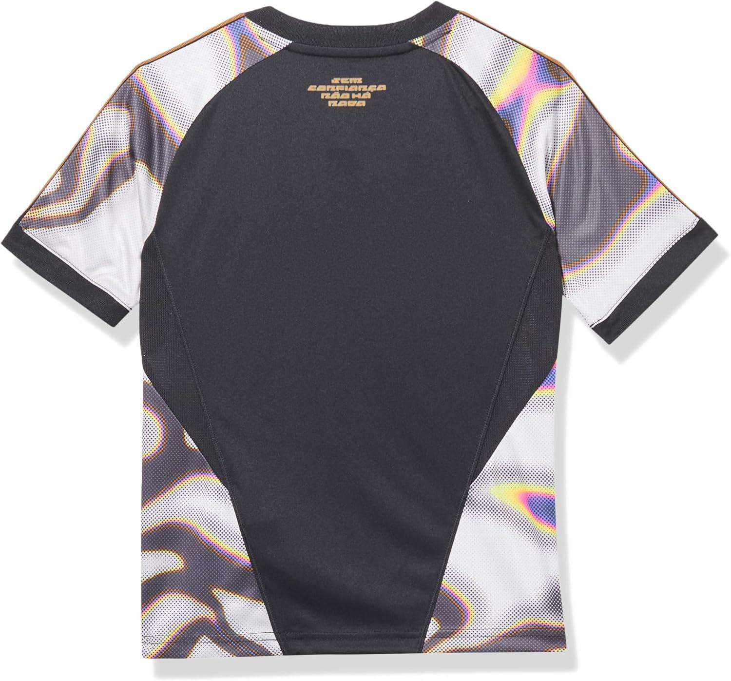 image:imageAdidas Boys Tiro Pride JerseyBlackSolar SlimeBronze Strata