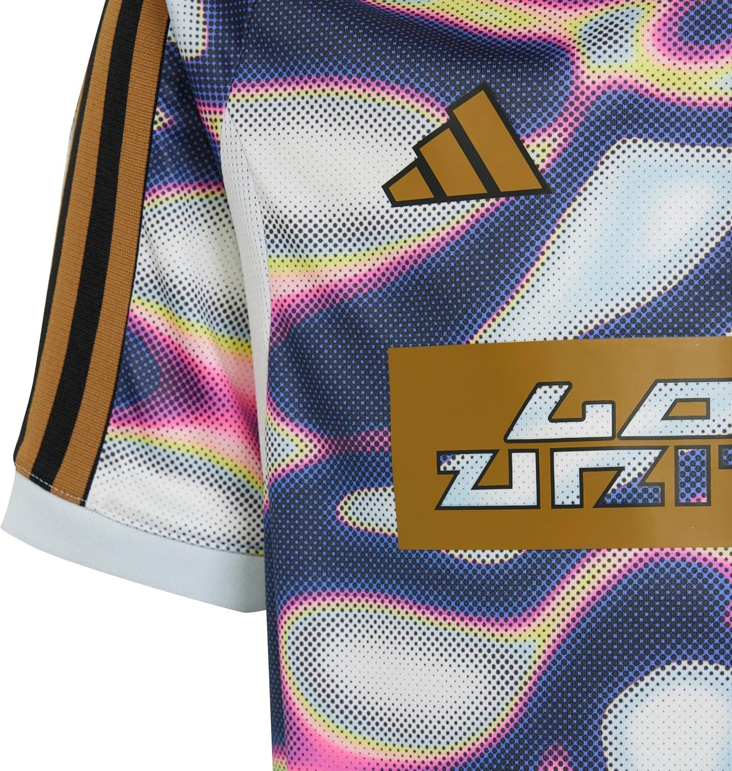 image:imageAdidas Boys Tiro Pride JerseyHalo BluePurple BurstPink Spark