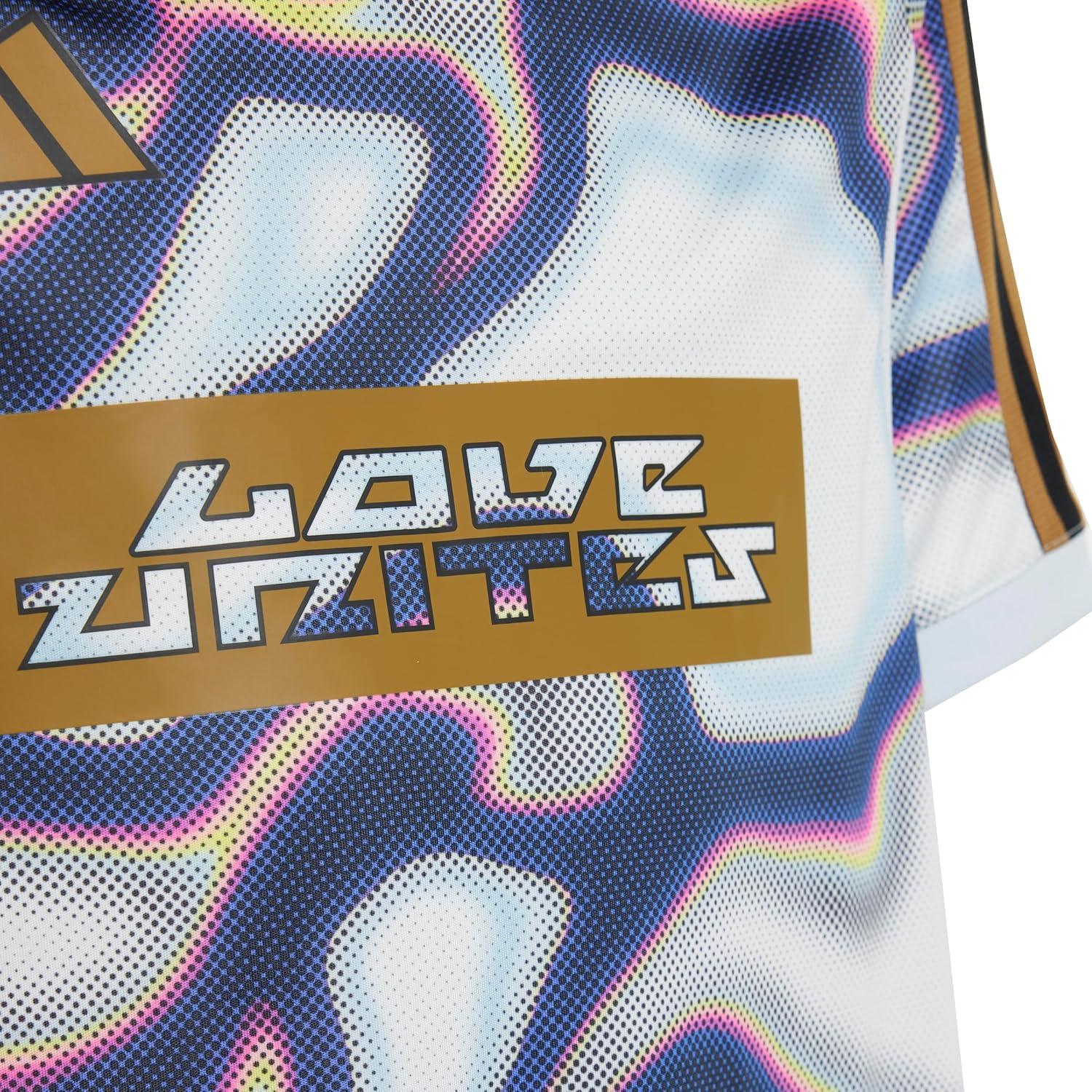 image:imageAdidas Boys Tiro Pride JerseyHalo BluePurple BurstPink Spark