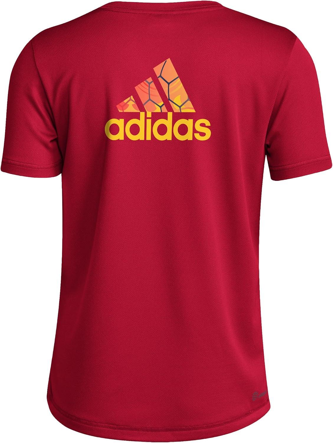 image:imageAdidas Unisex Kids Real Salt Lake MLS Short Sleeve TShirtTeam Victory Red Real Salt Lake