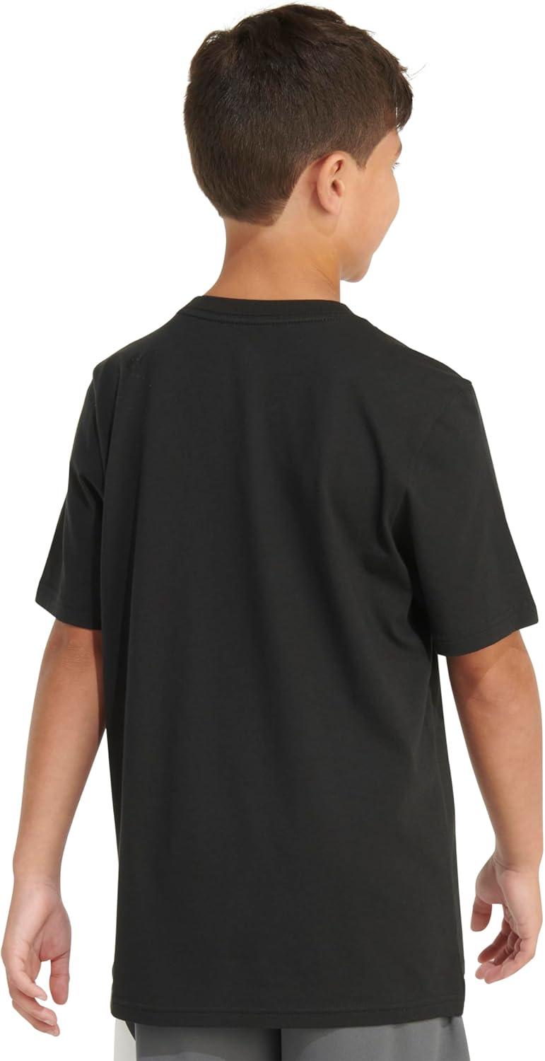image:imageadidas Boys Big Short Sleeve T Sports Graphic Tee ShirtBlack Home Plate