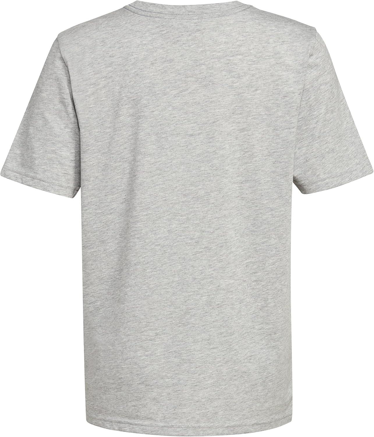 image:imageadidas Boys Big Short Sleeve T Sports Graphic Tee ShirtMedium Grey Heather