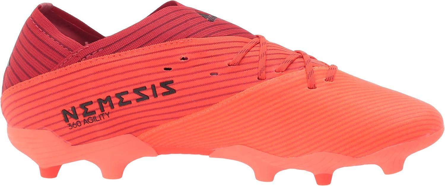 image:imageadidas Boys Nemeziz 191 Firm Ground Soccer ShoeCoralBlackGlory Red