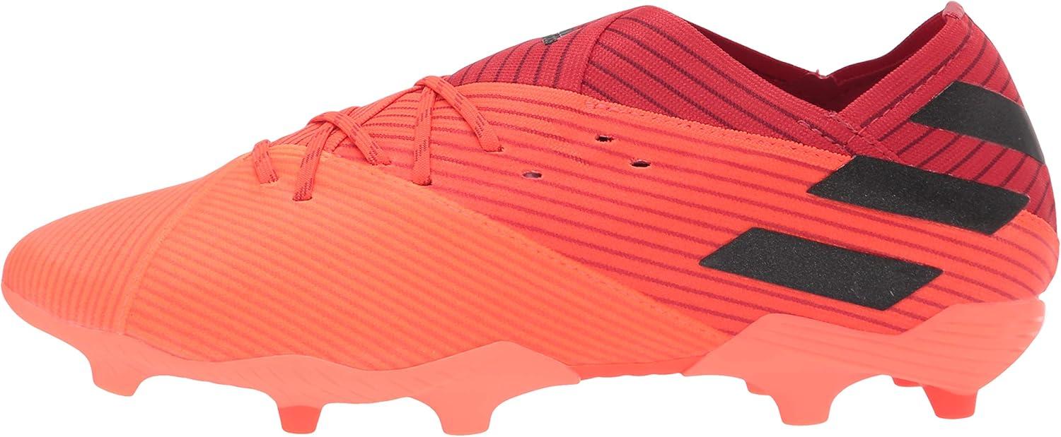 image:imageadidas Boys Nemeziz 191 Firm Ground Soccer ShoeCoralBlackGlory Red