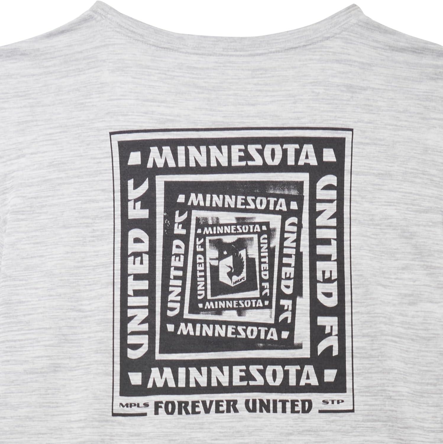 image:imageadidas Kids Minnesota United FC PreGame Short Sleeve TShirtMedium Grey HeatherMinnesota United