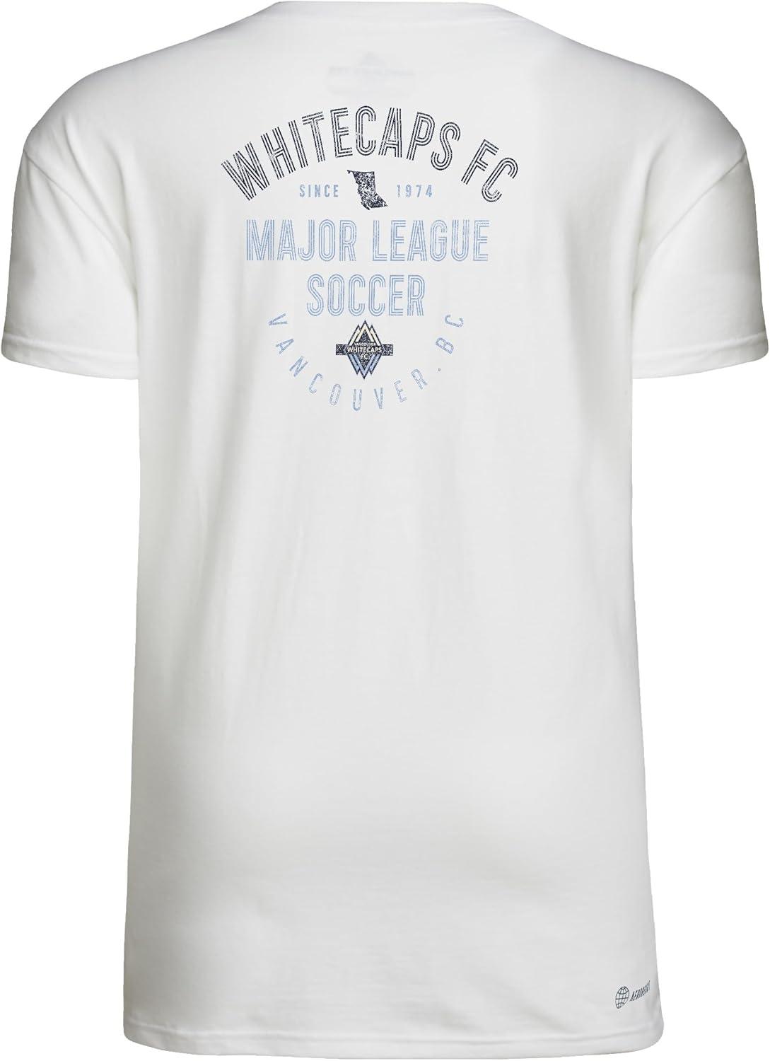 image:imageadidas Kids Vancouver Whitecaps MLS Short Sleeve TShirtWhite Vancouver Whitecaps