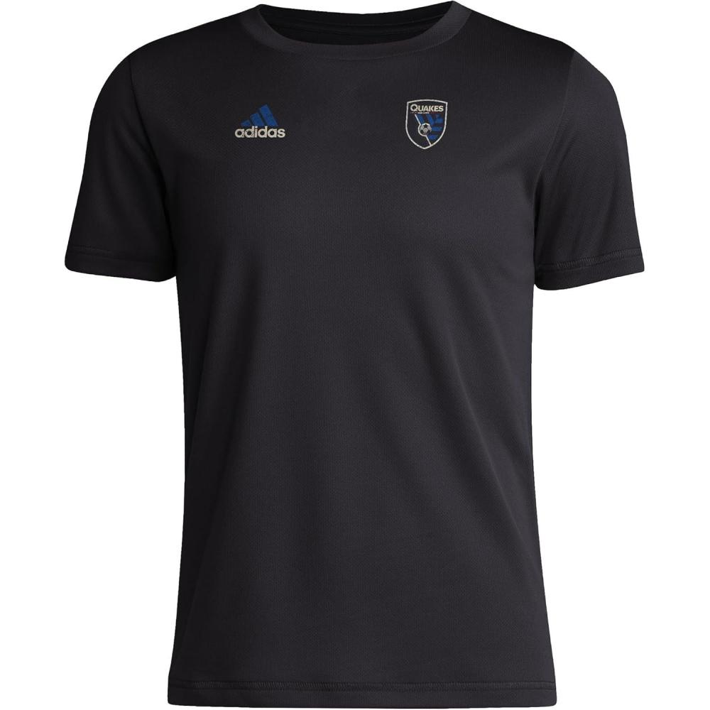 image:imageAdidas Unisex Kids San Jose Earthquakes MLS Short Sleeve TShirtBlack San Jose Earthquakes