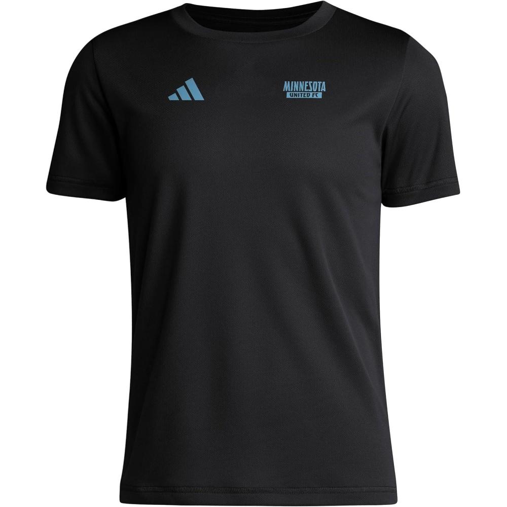 image:imageadidas Kids Minnesota United FC PreGame Short Sleeve TShirtBlackMinnesota United
