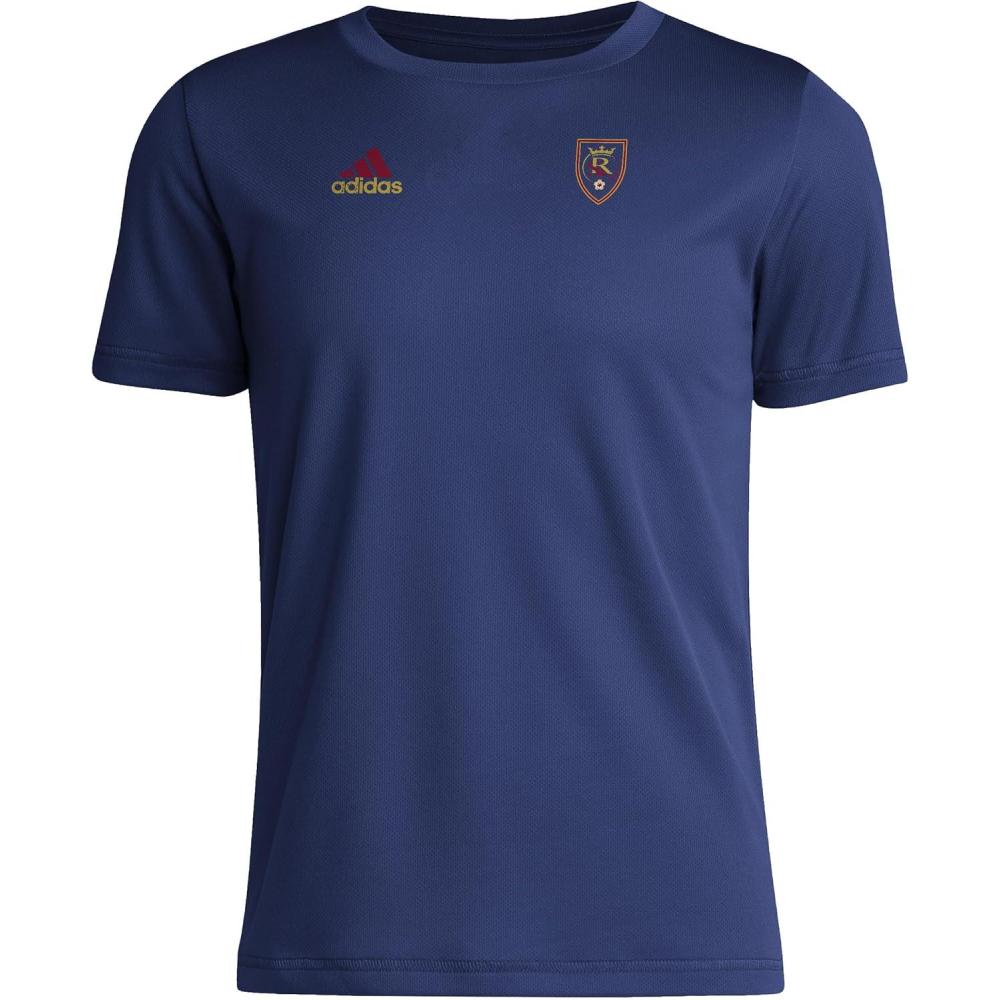 image:imageadidas Kids Real Salt Lake MLS Short Sleeve TShirtTeam Navy Blue Real Salt Lake