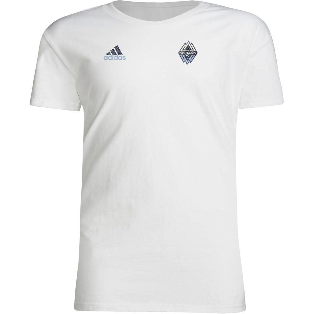 image:imageadidas Kids Vancouver Whitecaps MLS Short Sleeve TShirtWhite Vancouver Whitecaps