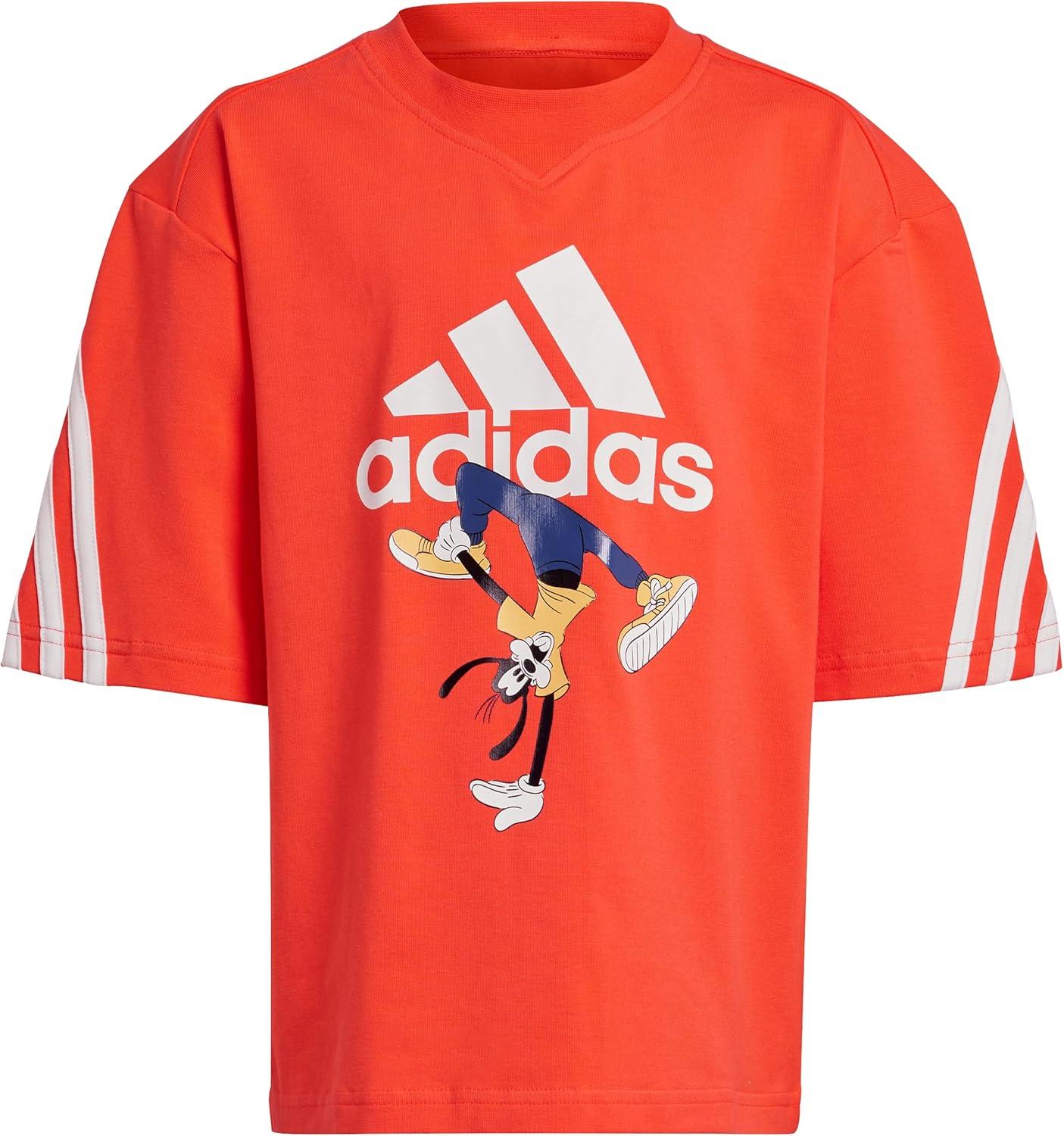 image:imageAdidas Boys Disney Mickey Mouse TShirtBright RedOff White