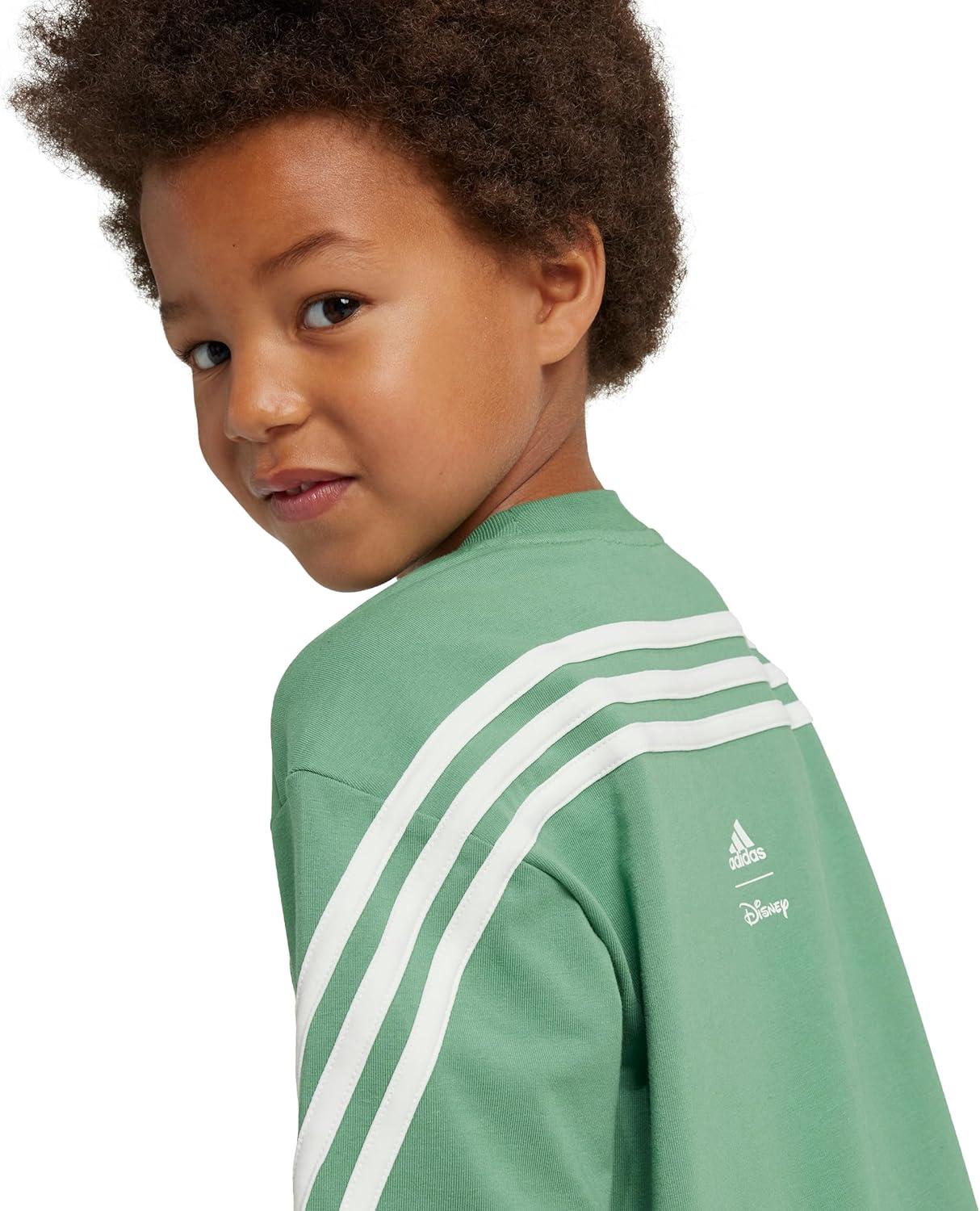 image:imageAdidas Boys Disney Mickey Mouse TShirtPreloved GreenOff White