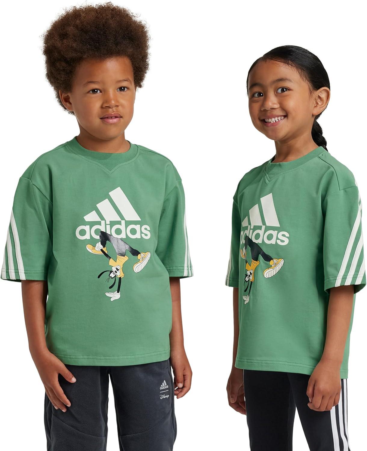 image:imageAdidas Boys Disney Mickey Mouse TShirtPreloved GreenOff White