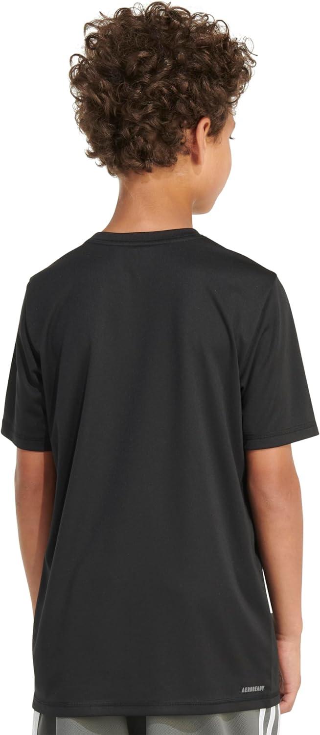image:imageAdidas Boys MoistureWicking Athletic TShirt Bos Logo ShortSleeve Tee ShirtsBlack Camo