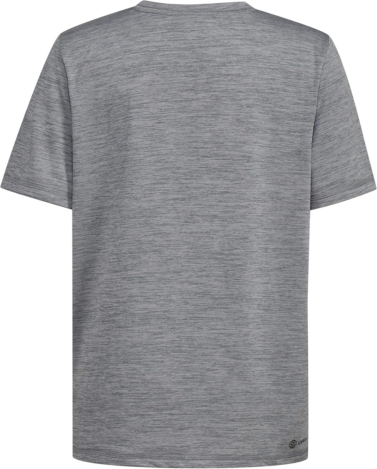 image:imageAdidas Boys MoistureWicking Athletic TShirt Bos Logo ShortSleeve Tee ShirtsCharcoal Grey Heather