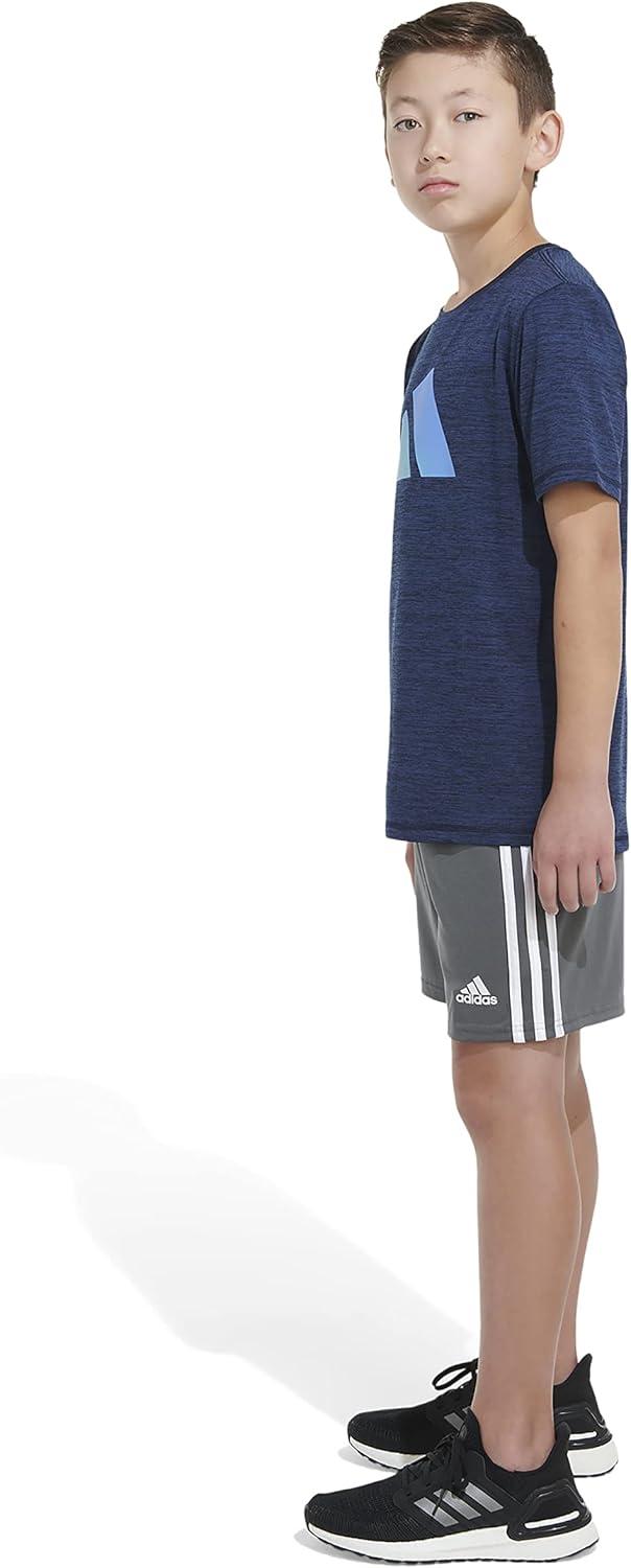 image:imageAdidas Boys MoistureWicking Athletic TShirt Bos Logo ShortSleeve Tee ShirtsCollegiate Navy Heather
