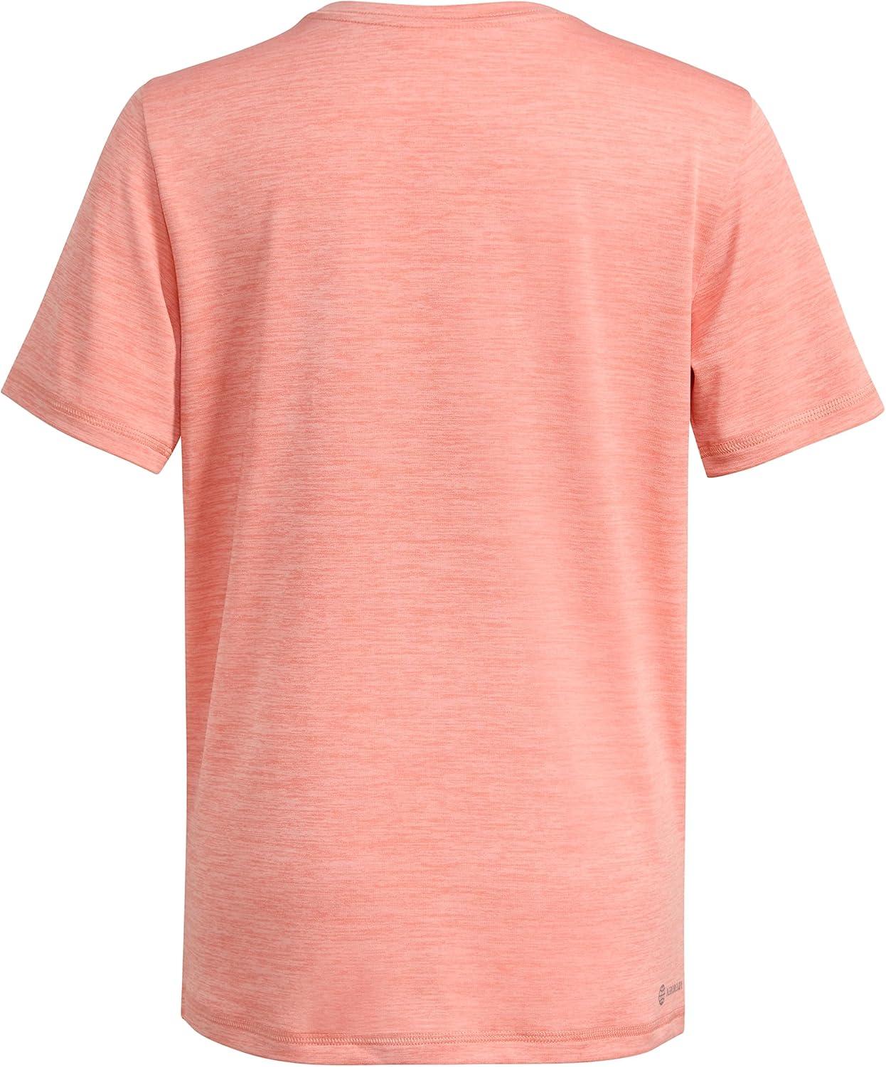 image:imageAdidas Boys MoistureWicking Athletic TShirt Bos Logo ShortSleeve Tee ShirtsWonder Clay Heather