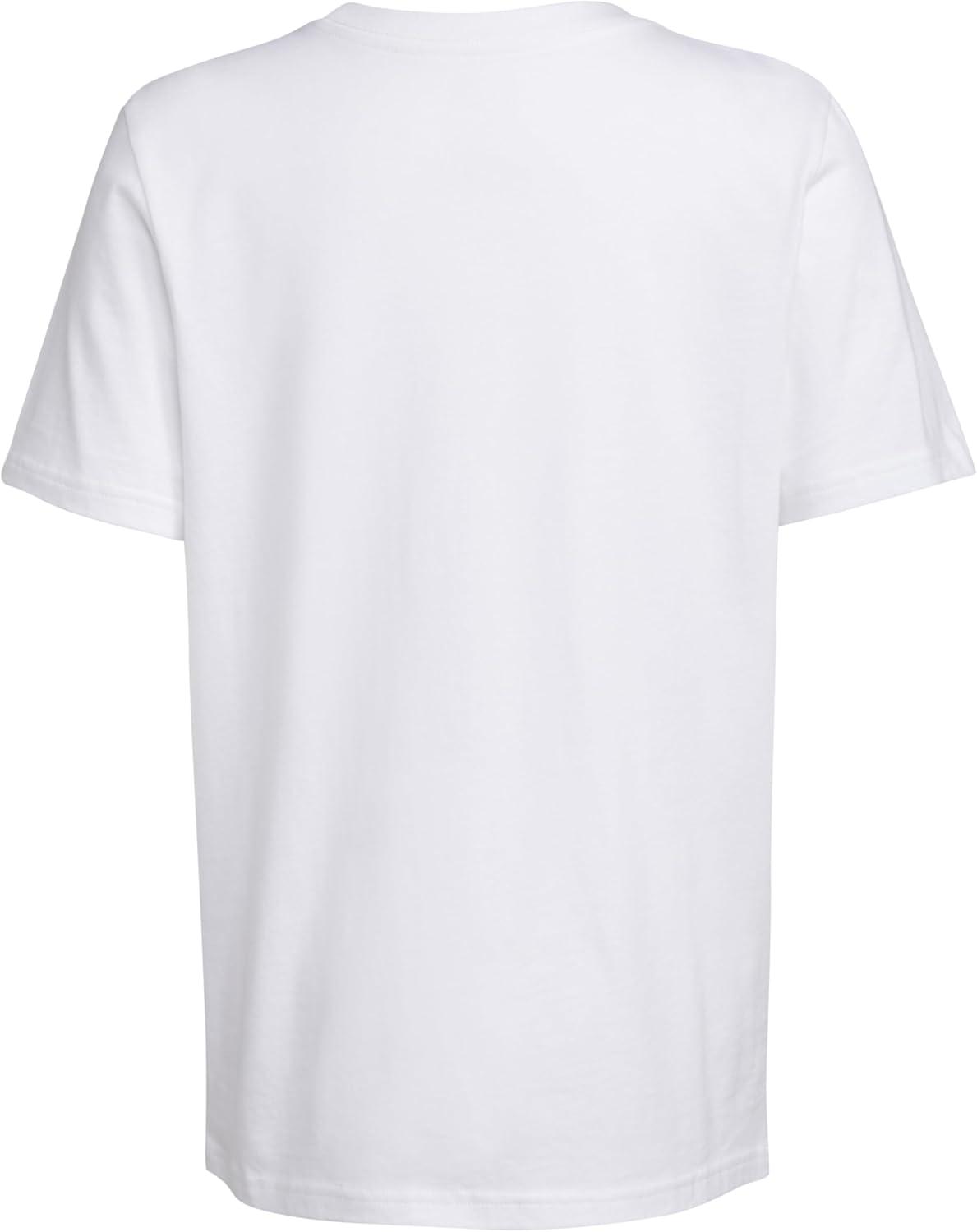 image:imageAdidas Boys Short Sleeve Cotton Blocked Bos Logo TShirtWhite