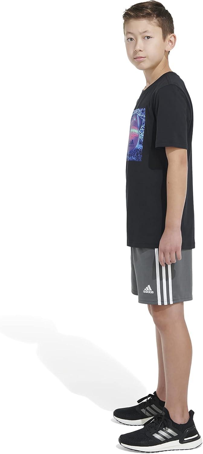 image:imageAdidas Boys Short Sleeve Sports Tee TShirtBlack