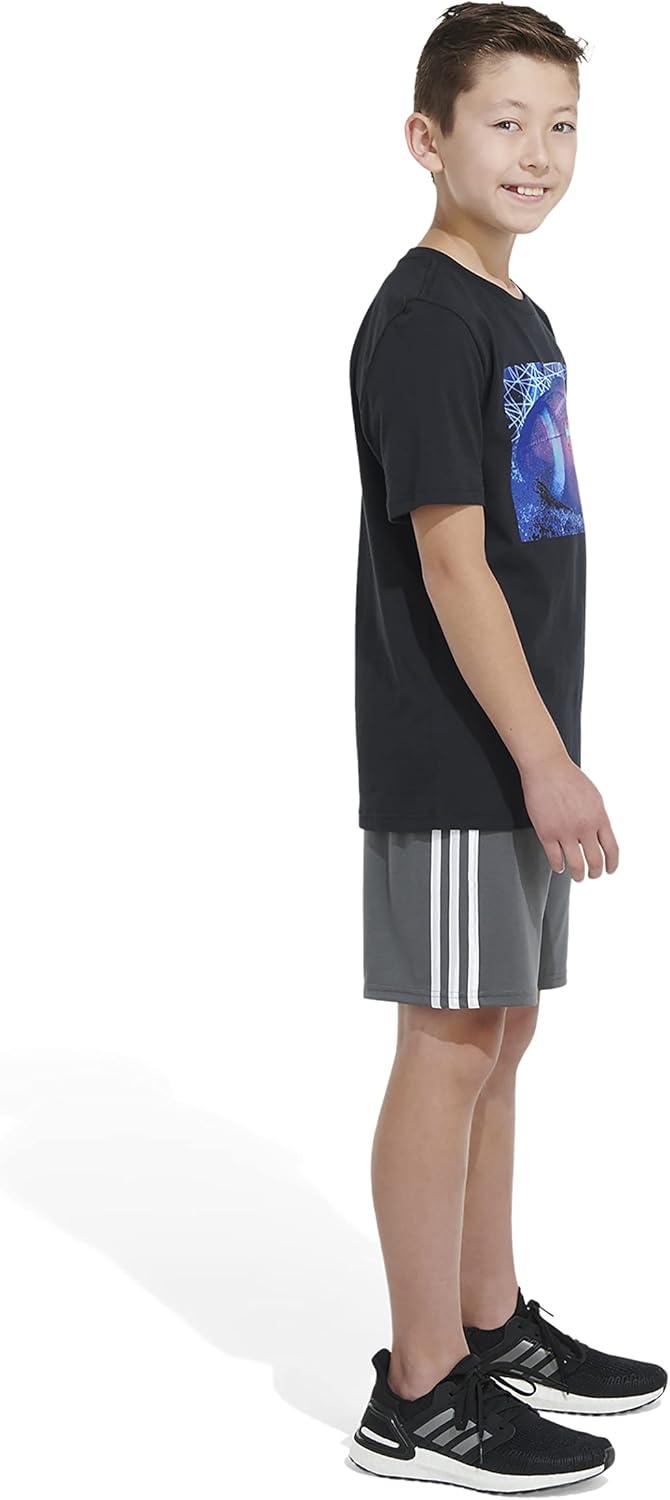 image:imageAdidas Boys Short Sleeve Sports Tee TShirtBlack