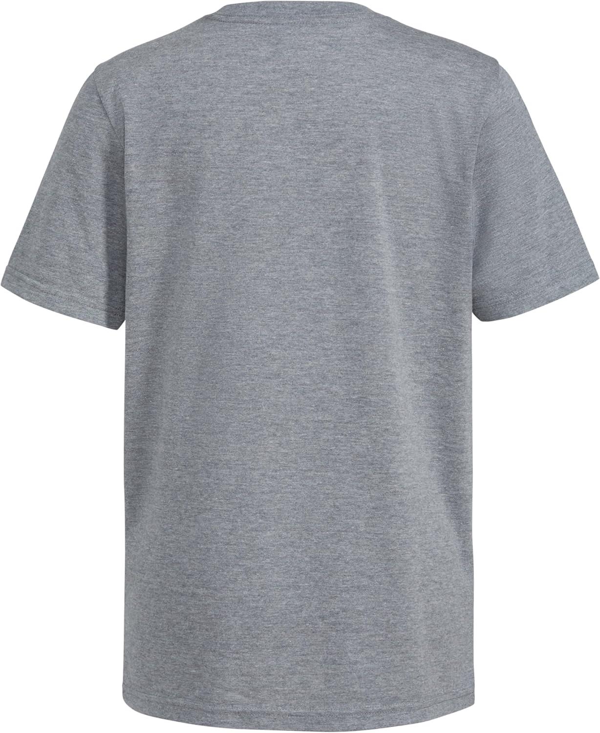 image:imageAdidas Boys Short Sleeve TShirt Sports Graphic Tee ShirtCharcoal Grey Soccer Ball