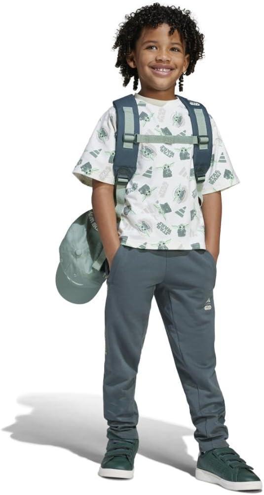 image:imageAdidas Boys Star Wars Mandalorian TShirtOff WhiteMulticolor
