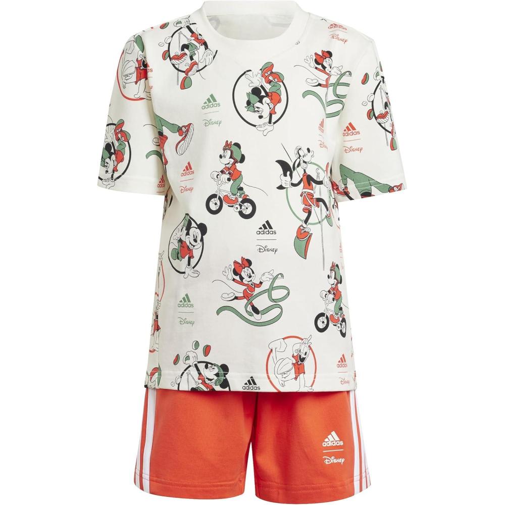image:imageadidas boys Disney Mickey Mouse Tshirt SetOff WhiteMulticolor