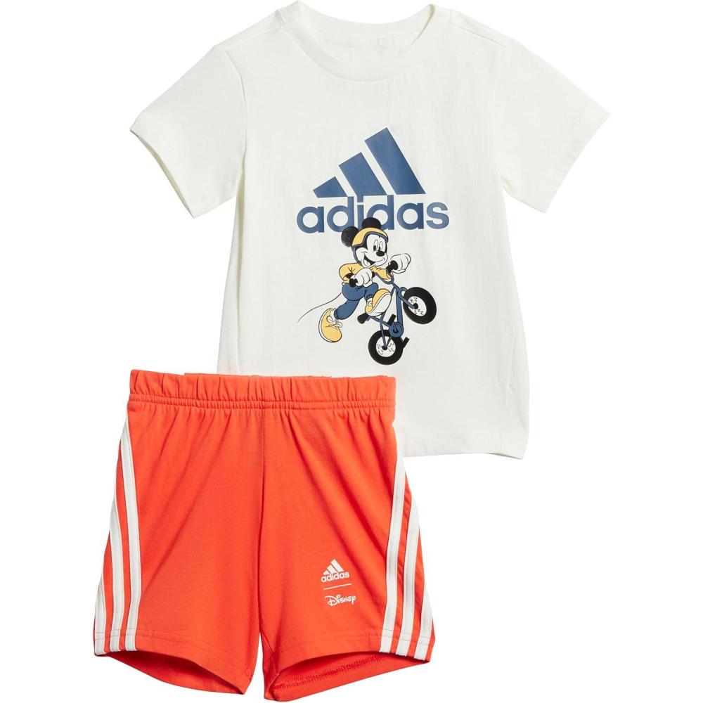 image:imageadidas boys Disney Mickey Mouse Tshirt SetOff WhitePreloved InkSemi Spark