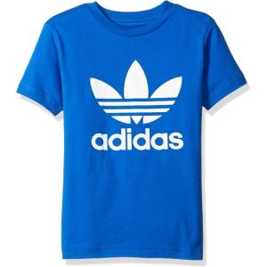 Adidas Originals Unisex-Child Trefoil Tee(Blue/White)