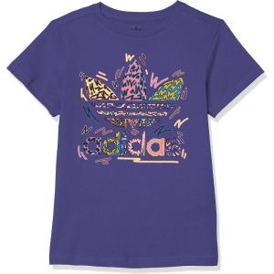 Adidas Originals Unisex-Child Trefoil Tee(Purple (Love Unites))