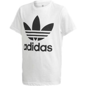 Adidas Originals Unisex-Child Trefoil Tee(White/Black)