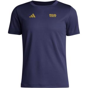 Adidas Womens Train Essentials 3-Stripes Cropped Tank Top(Team Navy Blue/Real Salt Lake)