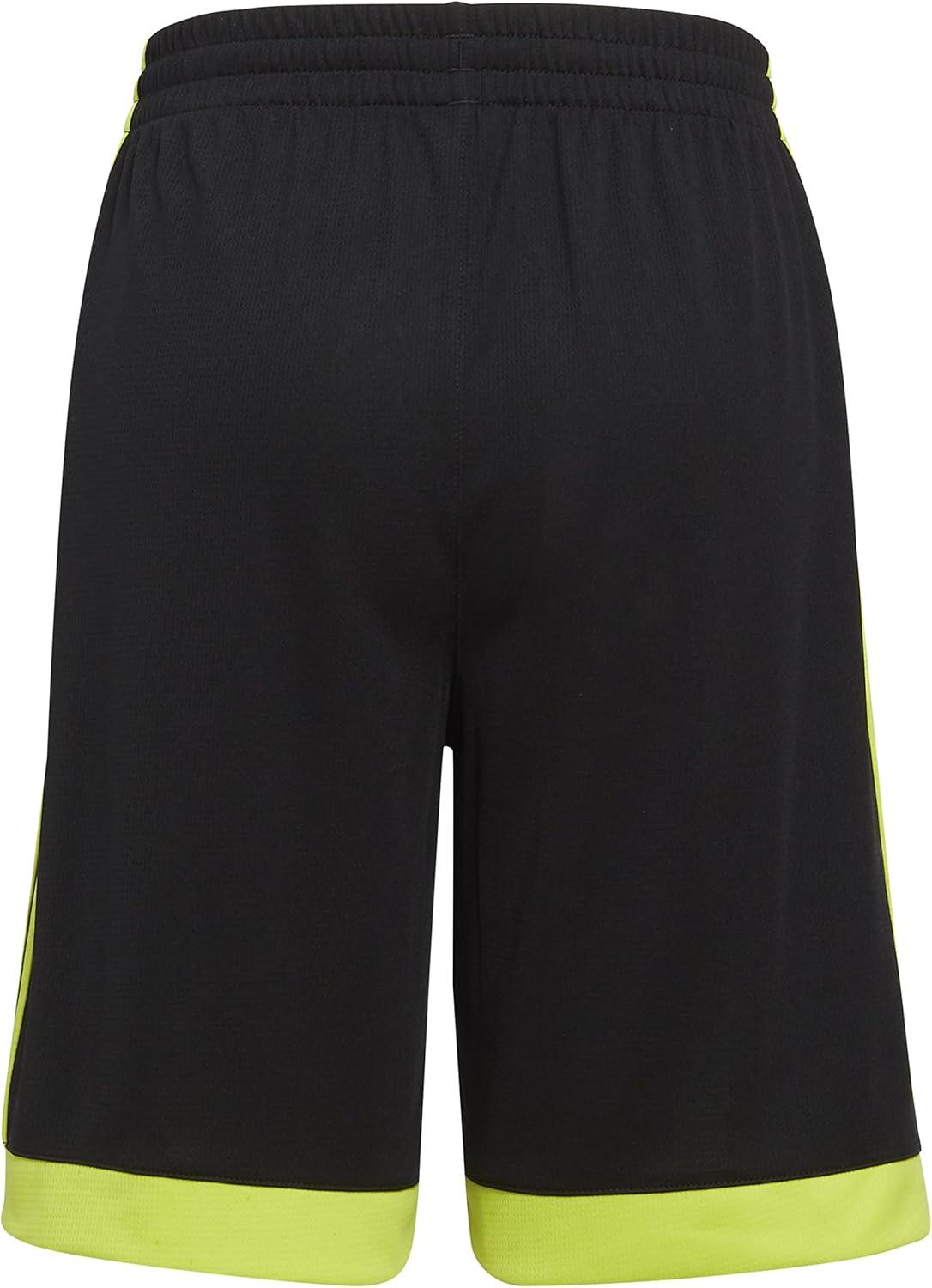 image:imageAdidas Boys Elastic Waistband Winner ShortBlack With Acid Yellow